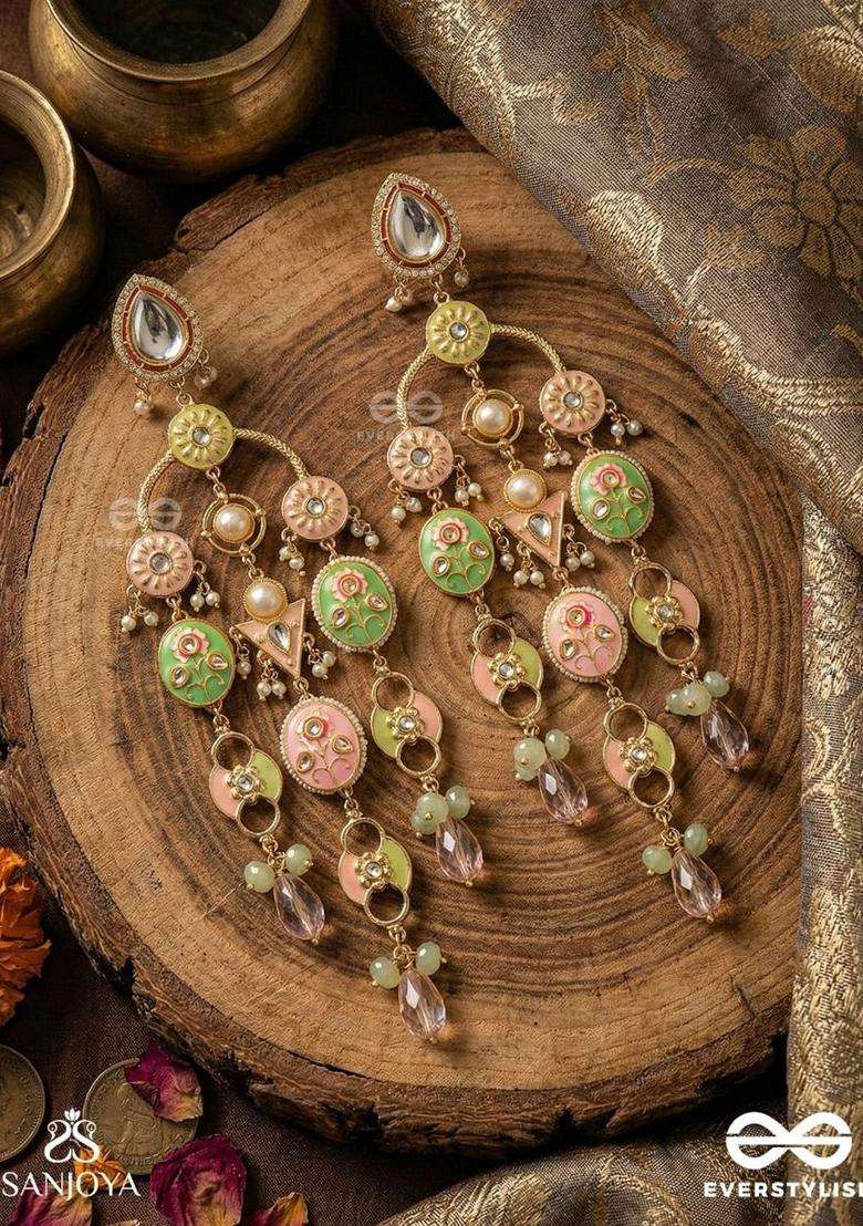Gold-Plated Classic Chandbalis Earrings for Women | Traditional Ethnic Jewellery for Wedding & Festive Wear | Gift for Her - Indya
