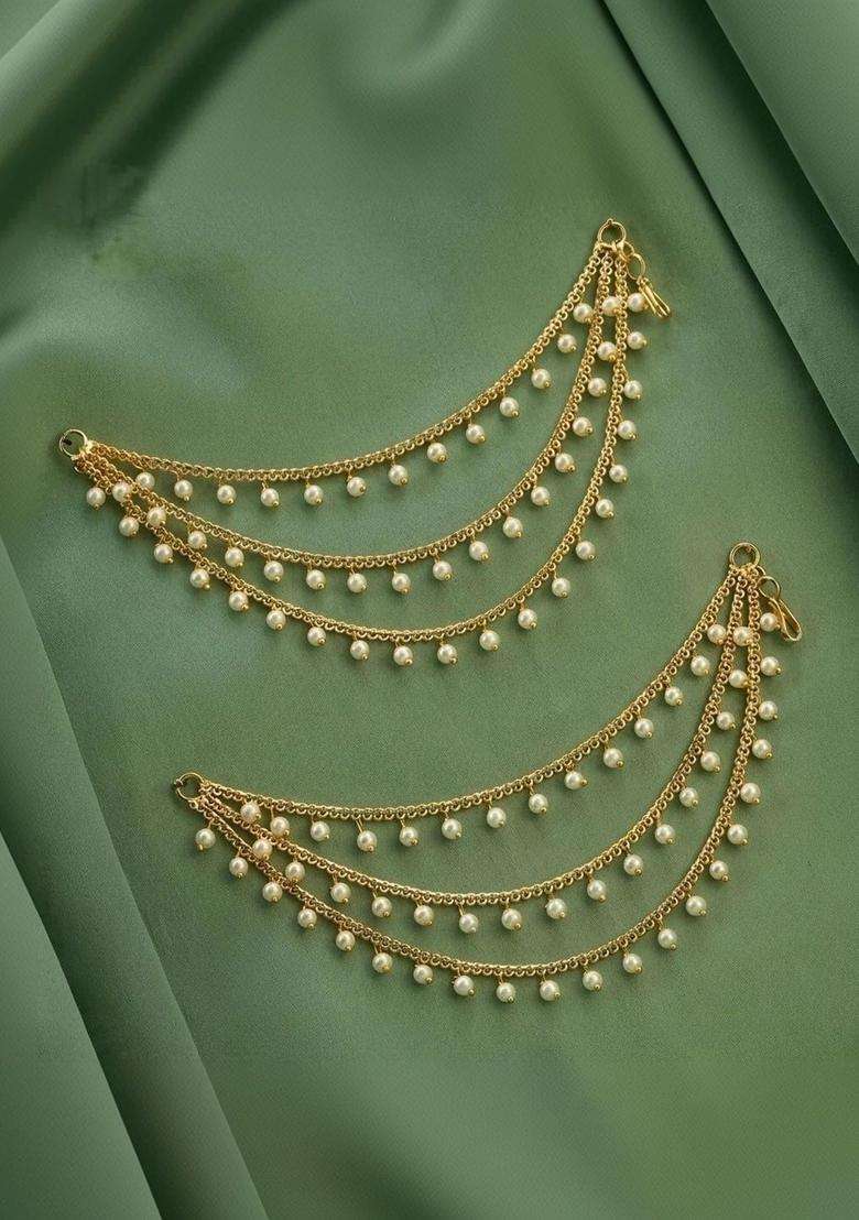 Gold-Plated Classic Earrings for Women | Traditional Ethnic Jewellery for Wedding & Festive Wear | Gift for Her - Indya