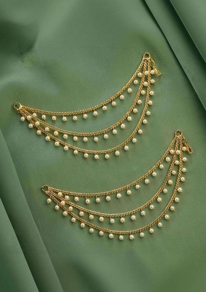 Gold-Plated Classic Earrings for Women | Traditional Ethnic Jewellery for Wedding & Festive Wear | Gift for Her - Indya