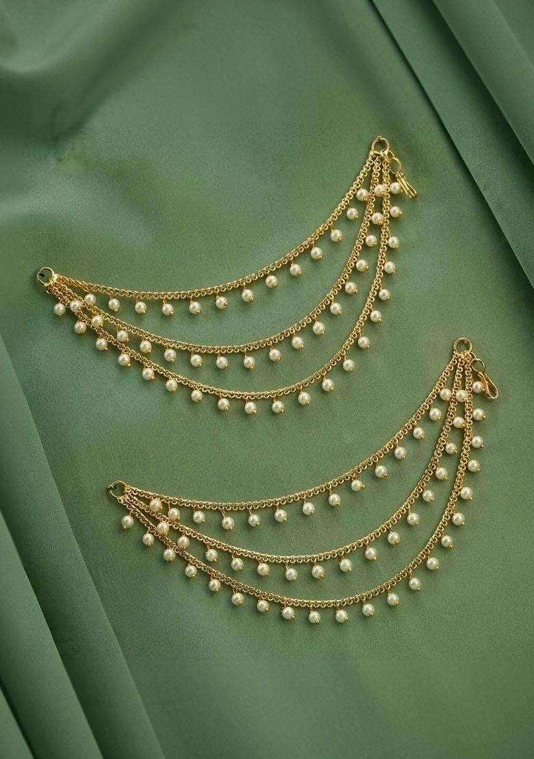 Gold-Plated Classic Earrings for Women | Traditional Ethnic Jewellery for Wedding & Festive Wear | Gift for Her - Indya