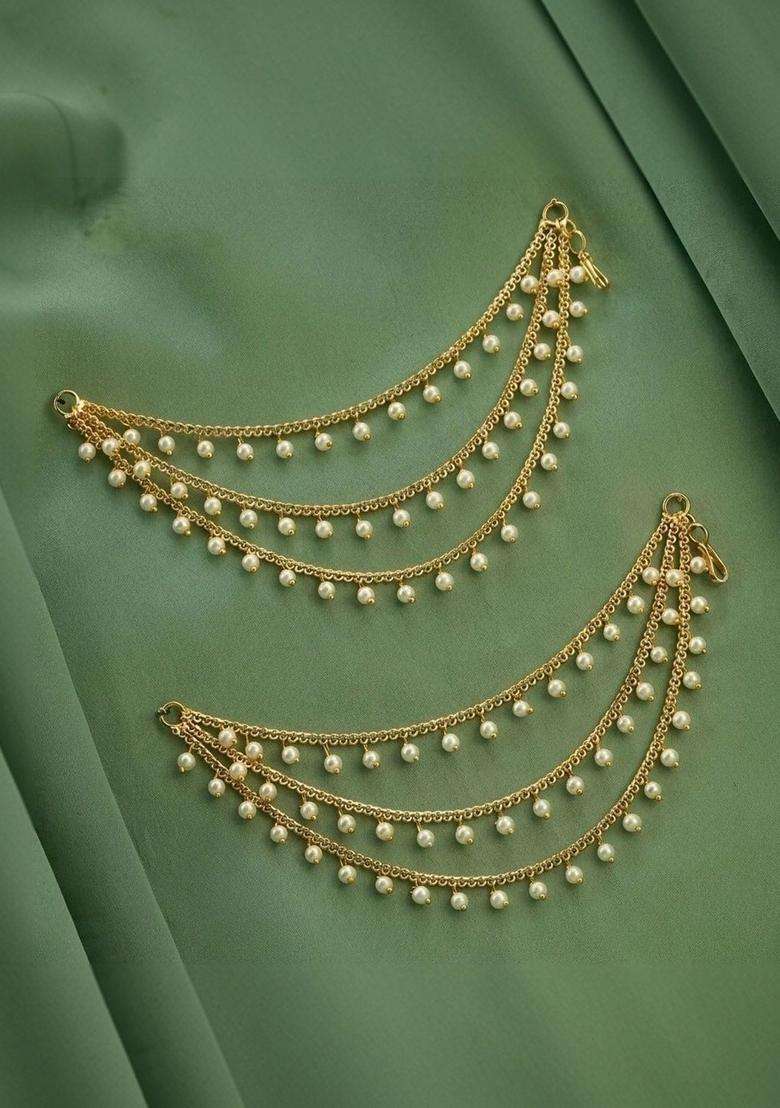 Gold-Plated Classic Earrings for Women | Traditional Ethnic Jewellery for Wedding & Festive Wear | Gift for Her - Indya