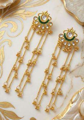 Gold-Plated Jhumkas Earrings for Women | Traditional Ethnic Jewellery for Wedding & Festive Wear | Gift for Her