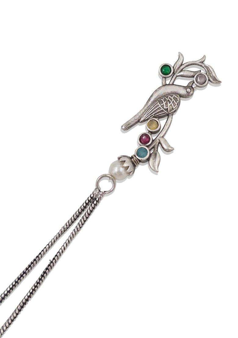 Silver-Plated Drop Earrings for Women | Traditional Ethnic Jewellery for Wedding & Festive Wear | Gift for Her - Indya