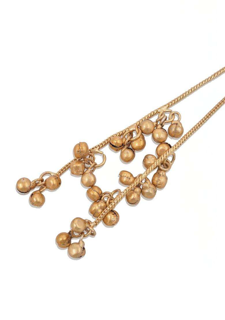 Gold-Plated Drop Earrings for Women | Traditional Ethnic Jewellery for Wedding & Festive Wear | Gift for Her - Indya