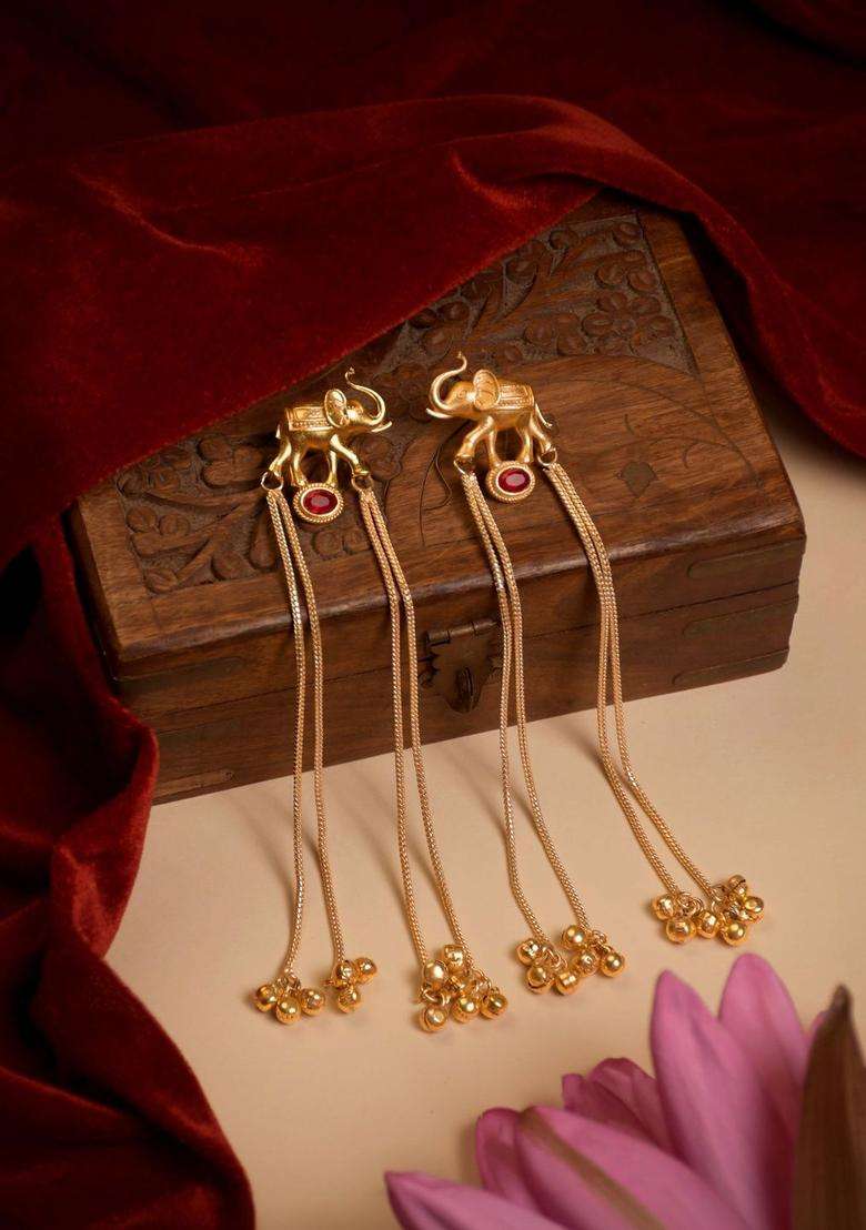 Silver-Plated Animal Shaped Earrings for Women | Traditional Ethnic Jewellery for Wedding & Festive Wear | Gift for Her - Indya