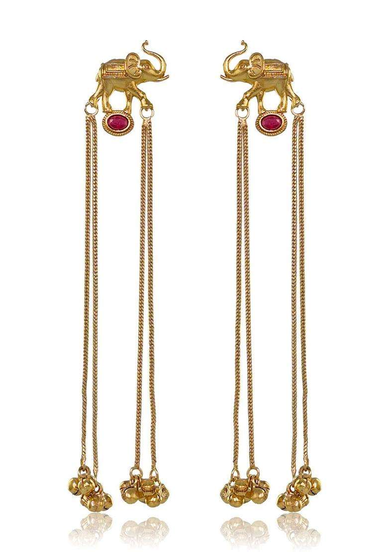 Silver-Plated Animal Shaped Earrings for Women | Traditional Ethnic Jewellery for Wedding & Festive Wear | Gift for Her - Indya