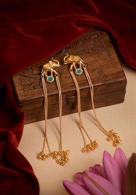 Silver-Plated Animal Shaped Drop Earrings for Women | Fusion Party & Festive Wear | Gift for Her