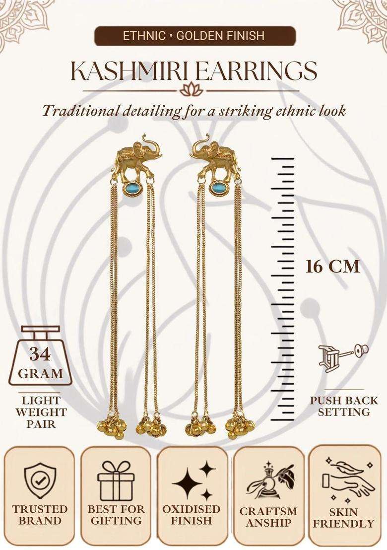Silver-Plated Animal Shaped Drop Earrings for Women | Fusion Party & Festive Wear | Gift for Her - Indya