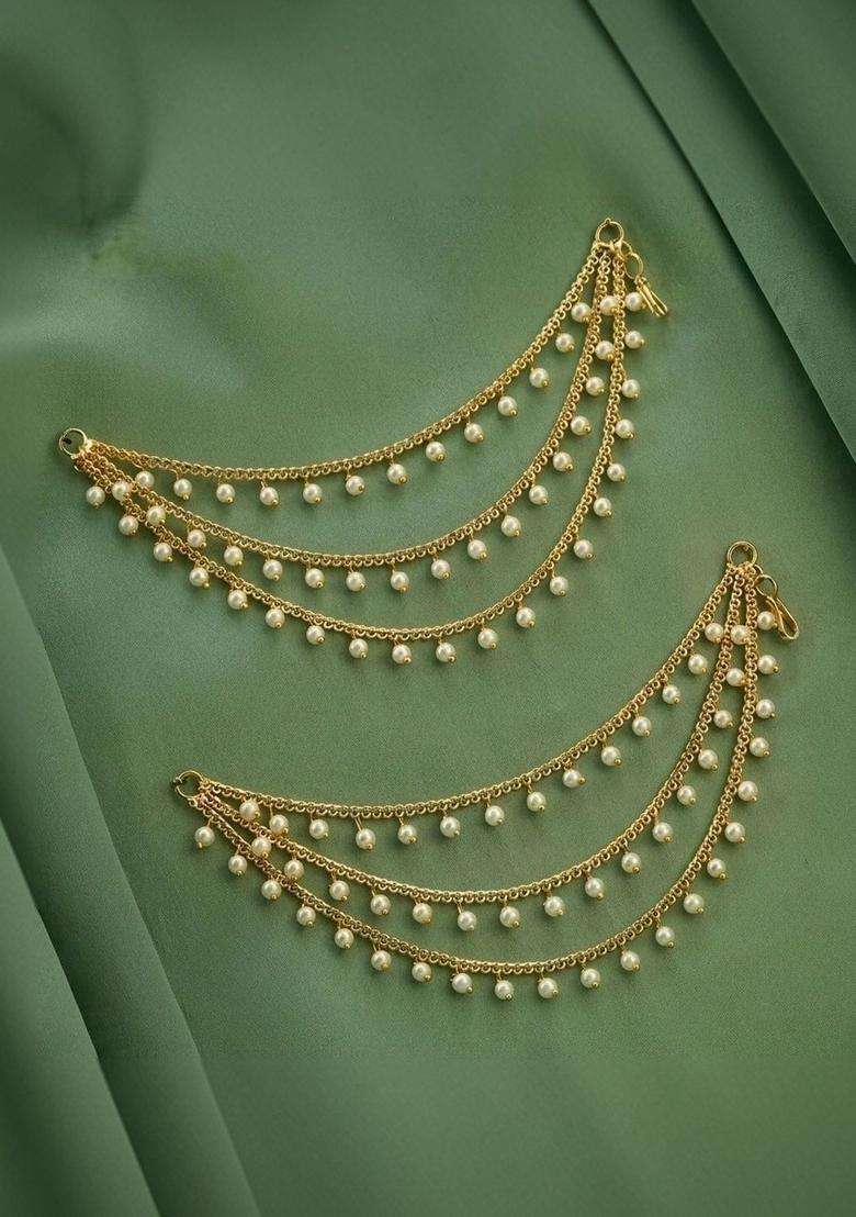 Gold-Plated Classic Earrings for Women | Traditional Ethnic Jewellery for Wedding & Festive Wear | Gift for Her - Indya