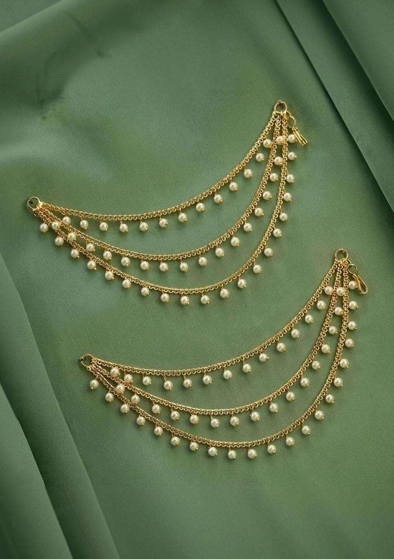 Gold-Plated Classic Earrings for Women | Traditional Ethnic Jewellery for Wedding & Festive Wear | Gift for Her - Indya