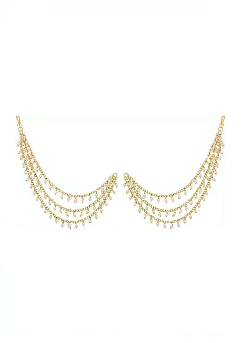 Gold-Plated Classic Earrings for Women | Traditional Ethnic Jewellery for Wedding & Festive Wear | Gift for Her - Indya