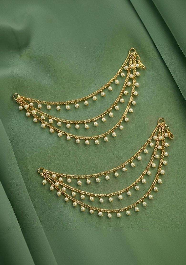 Gold-Plated Classic Earrings for Women | Traditional Ethnic Jewellery for Wedding & Festive Wear | Gift for Her - Indya
