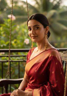Gold-Plated Floral Earrings for Women | Traditional Ethnic Jewellery for Wedding & Festive Wear | Gift for Her