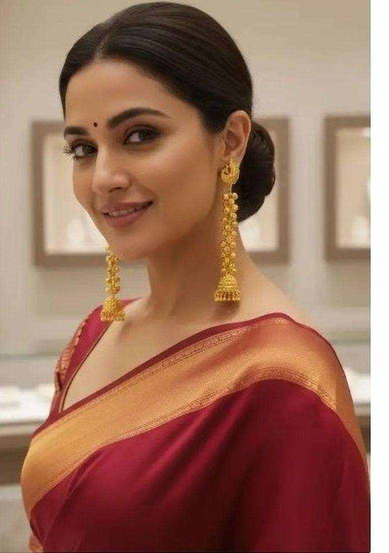 Gold-Plated Peacock Shaped Jhumkas Earrings for Women | Traditional Ethnic Jewellery for Wedding & Festive Wear | Gift for Her - Indya