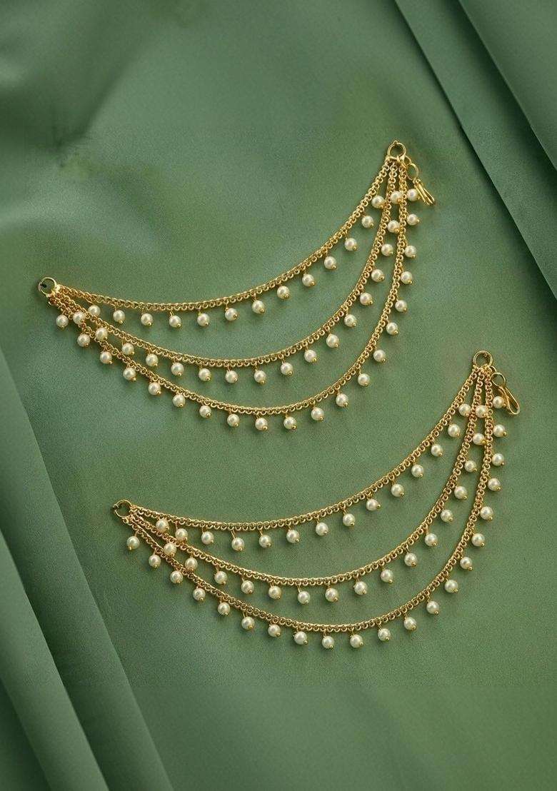 Gold-Plated Classic Earrings for Women | Traditional Ethnic Jewellery for Wedding & Festive Wear | Gift for Her - Indya