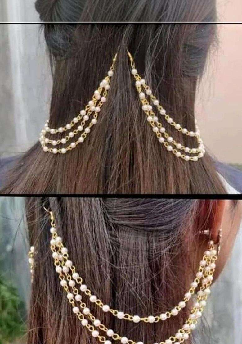 Gold-Plated Geometric Earrings for Women | Traditional Ethnic Jewellery for Wedding & Festive Wear | Gift for Her - Indya