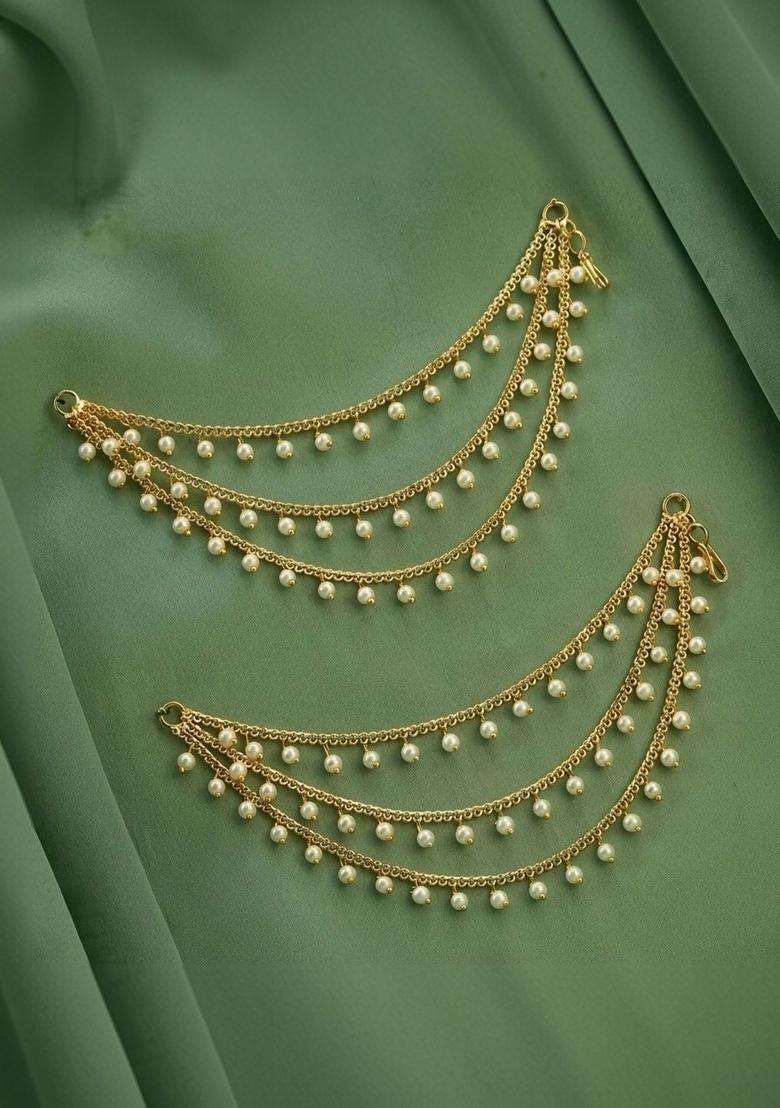 Gold-Plated Classic Earrings for Women | Traditional Ethnic Jewellery for Wedding & Festive Wear | Gift for Her - Indya