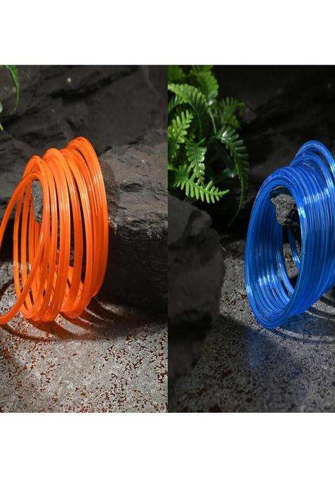 Orange Bangle for Women | Traditional Temple Jewellery for Wedding & Festive Wear | Gift for Her