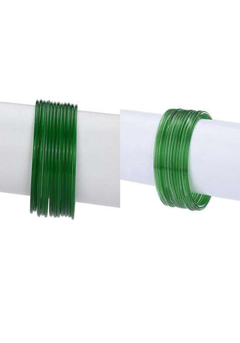 Green Bangle for Women | Traditional Temple Jewellery for Wedding & Festive Wear | Gift for Her