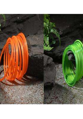 Orange Bangle for Women | Traditional Temple Jewellery for Wedding & Festive Wear | Gift for Her