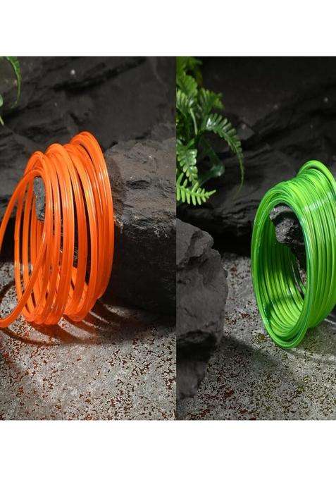 Orange Bangle for Women | Traditional Temple Jewellery for Wedding & Festive Wear | Gift for Her