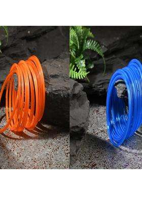 Orange Bangle for Women | Traditional Temple Jewellery for Wedding & Festive Wear | Gift for Her
