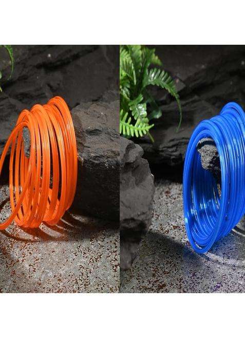 Orange Bangle for Women | Traditional Temple Jewellery for Wedding & Festive Wear | Gift for Her