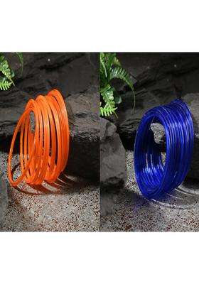 Orange Bangle for Women | Traditional Temple Jewellery for Wedding & Festive Wear | Gift for Her