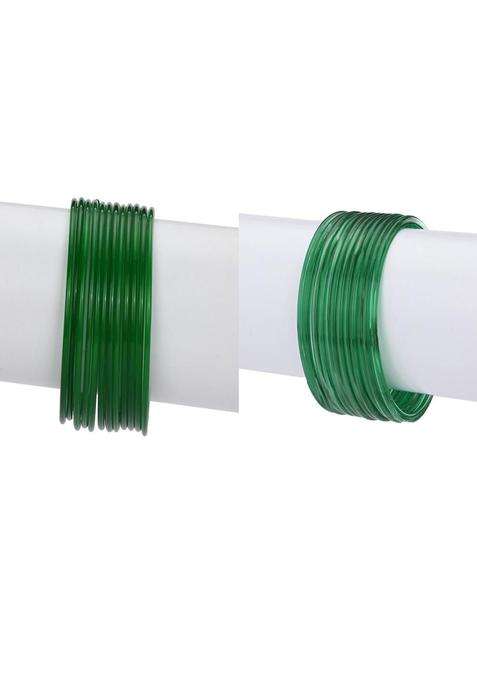 Green Bangle for Women | Traditional Temple Jewellery for Wedding & Festive Wear | Gift for Her
