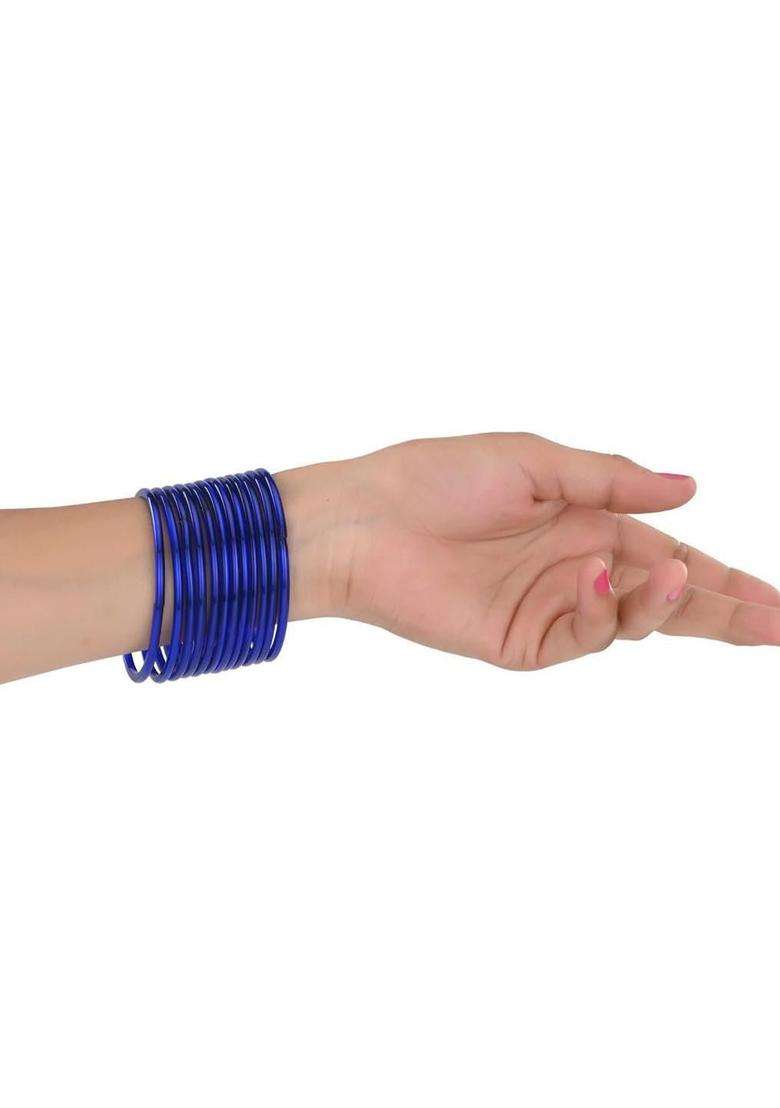 Orange Bangle for Women | Traditional Temple Jewellery for Wedding & Festive Wear | Gift for Her - Indya