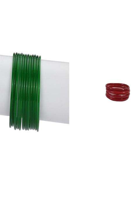 Green Bangle for Women | Traditional Temple Jewellery for Wedding & Festive Wear | Gift for Her