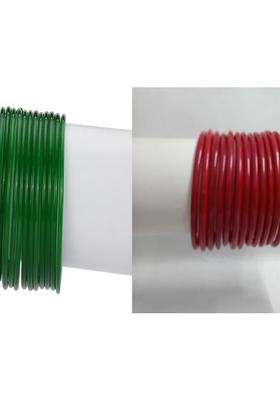 Green Bangle for Women | Traditional Temple Jewellery for Wedding & Festive Wear | Gift for Her