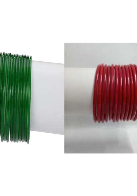 Green Bangle for Women | Traditional Temple Jewellery for Wedding & Festive Wear | Gift for Her