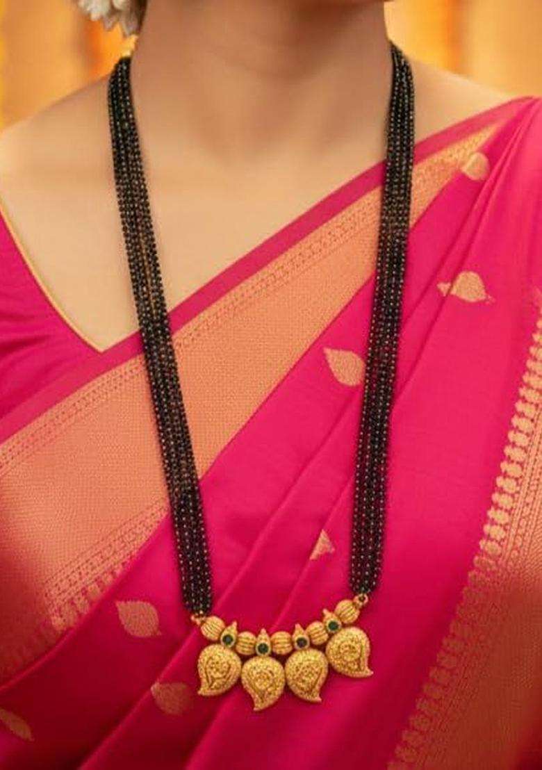 Gold-Plated Statement Temple Necklace for Women | Traditional Temple Jewellery for Wedding & Festive Wear | Gift for Her - Indya