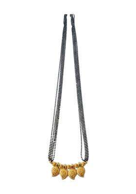 Brass Gold-Plated Temple Necklace for Women | Traditional Temple Jewellery for Wedding & Festive Wear | Gift for Her