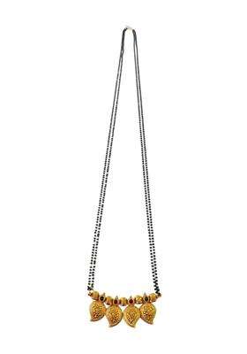 Brass Gold-Plated Temple Necklace for Women | Traditional Temple Jewellery for Wedding & Festive Wear | Gift for Her