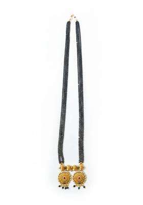 Brass Gold-Plated Temple Necklace for Women | Traditional Temple Jewellery for Wedding & Festive Wear | Gift for Her