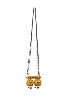 Brass Gold-Plated Temple Necklace for Women | Traditional Temple Jewellery for Wedding & Festive Wear | Gift for Her