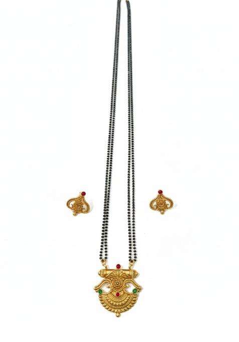 Brass Gold-Plated Temple Necklace for Women | Traditional Temple Jewellery for Wedding & Festive Wear | Gift for Her