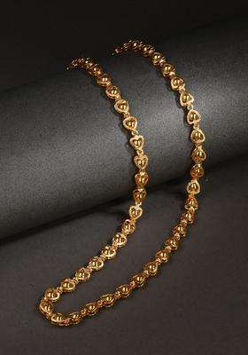 Silver-Plated Beaded Anklets with Gold-Plated Chain Jewellery Set for Women | Traditional Temple Jewellery for Wedding & Festive Wear | Gift for Her