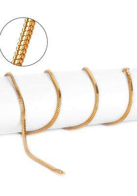 Silver-Plated Beaded Anklets with Gold-Plated Chain for Women | Traditional Temple Jewellery for Wedding & Festive Wear | Gift for Her
