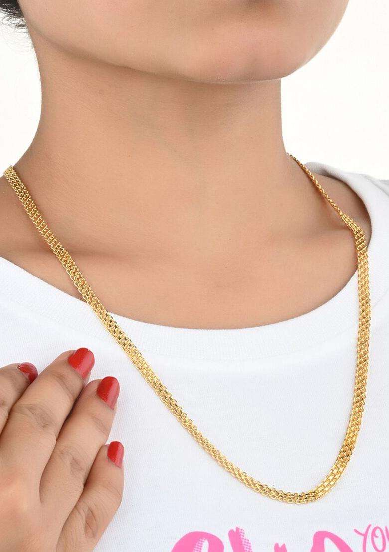 Set of 2 Silver-Plated Beaded Anklets with Gold-Plated Chain for Women | Traditional Temple Jewellery for Wedding & Festive Wear | Gift for Her - Indya