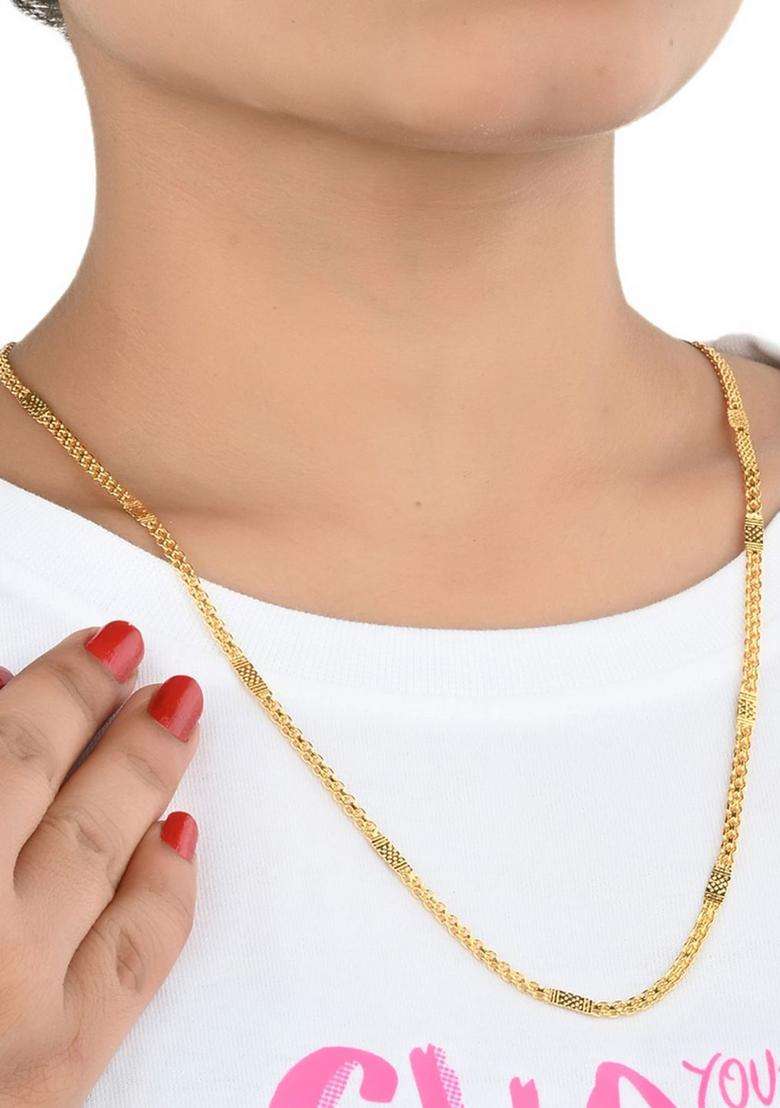 Set of 2 Silver-Plated Beaded Anklets with Gold-Plated Chain Jewellery Set for Women | Traditional Temple Jewellery for Wedding & Festive Wear | Gift for Her - Indya