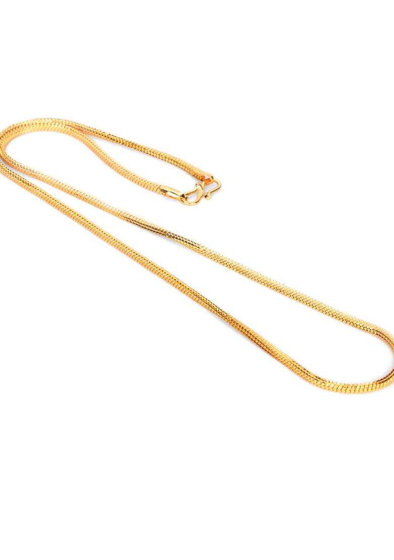 Set of 2 Silver-Plated Anklets with Gold-Plated Chain for Women | Traditional Temple Jewellery for Wedding & Festive Wear | Gift for Her - Indya