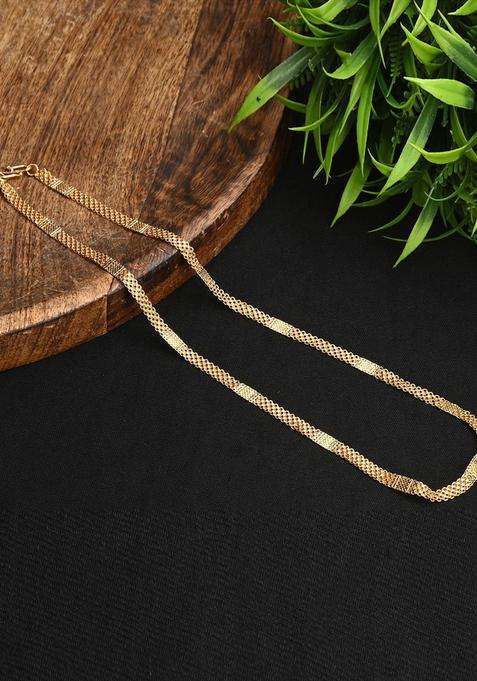 Set of 2 Silver-Plated Anklets with Gold-Plated Chain for Women | Traditional Temple Jewellery for Wedding & Festive Wear | Gift for Her