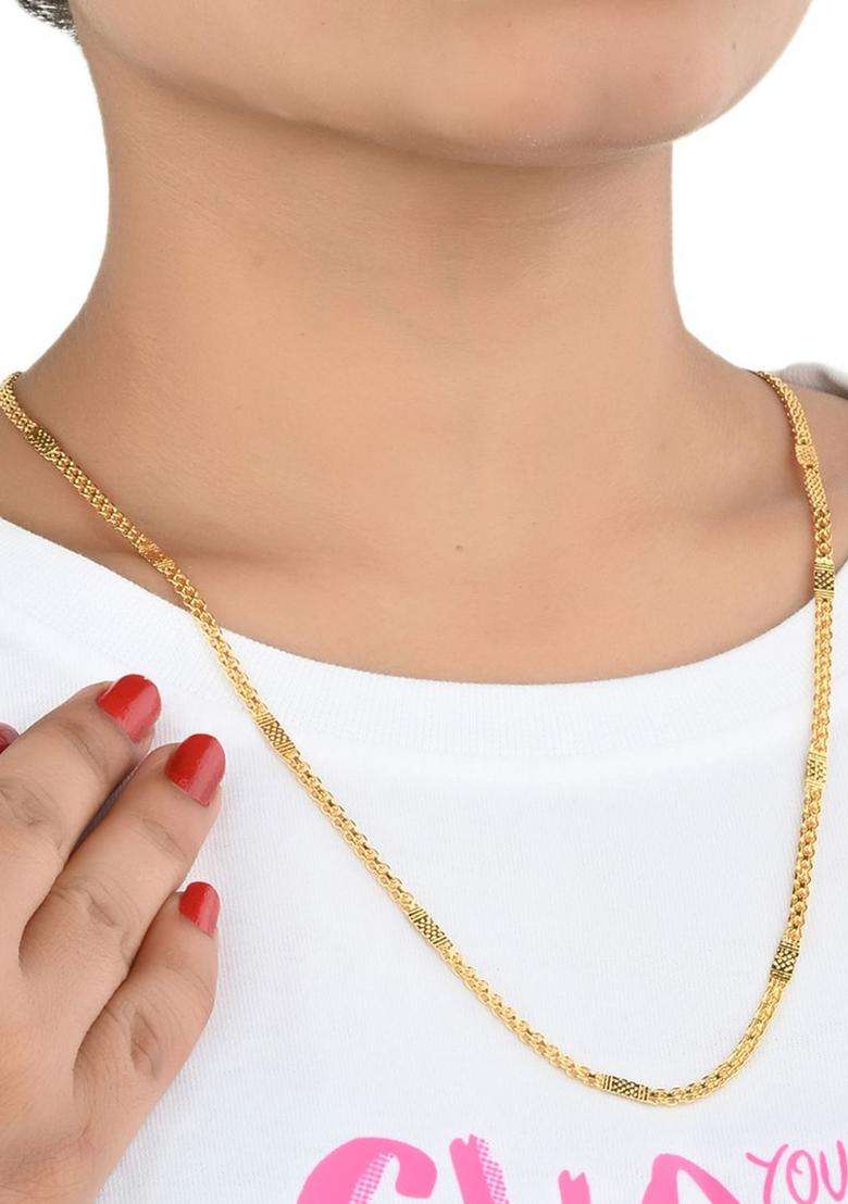 Set of 2 Silver-Plated Beaded Anklets with Gold-Plated Chain Jewellery Set for Women | Traditional Temple Jewellery for Wedding & Festive Wear | Gift for Her - Indya