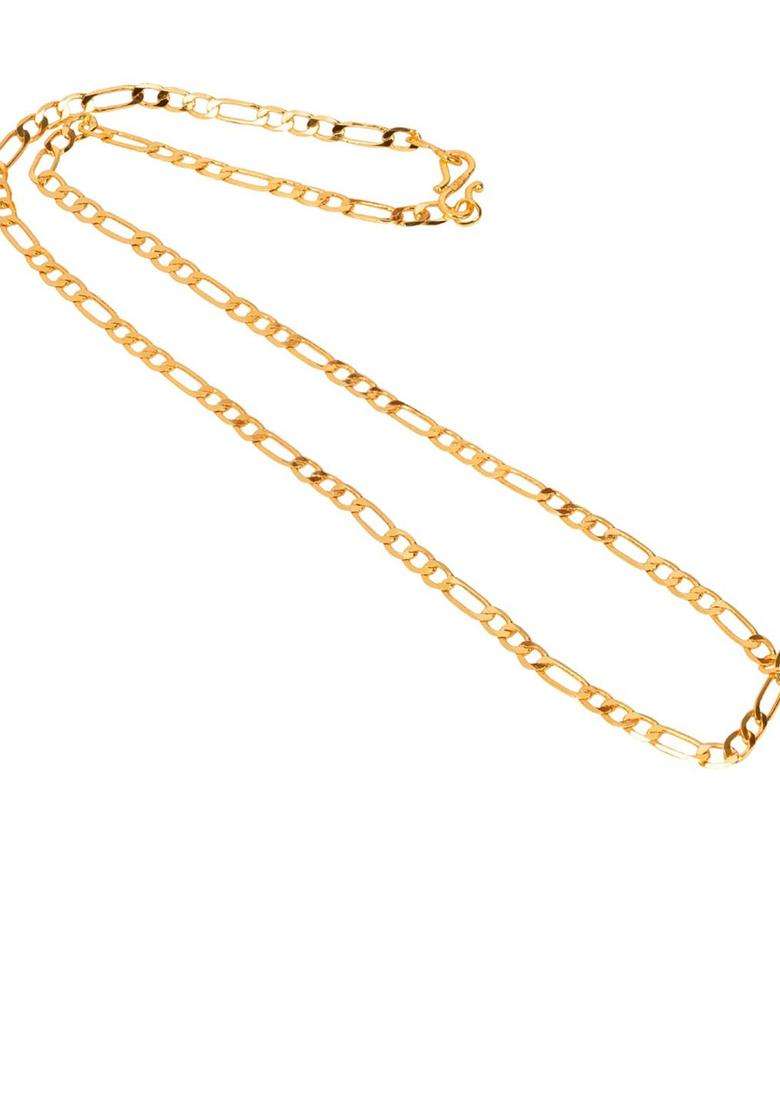Silver-Plated Beaded Anklets with Gold-Plated Chain for Women | Traditional Temple Jewellery for Wedding & Festive Wear | Gift for Her - Indya