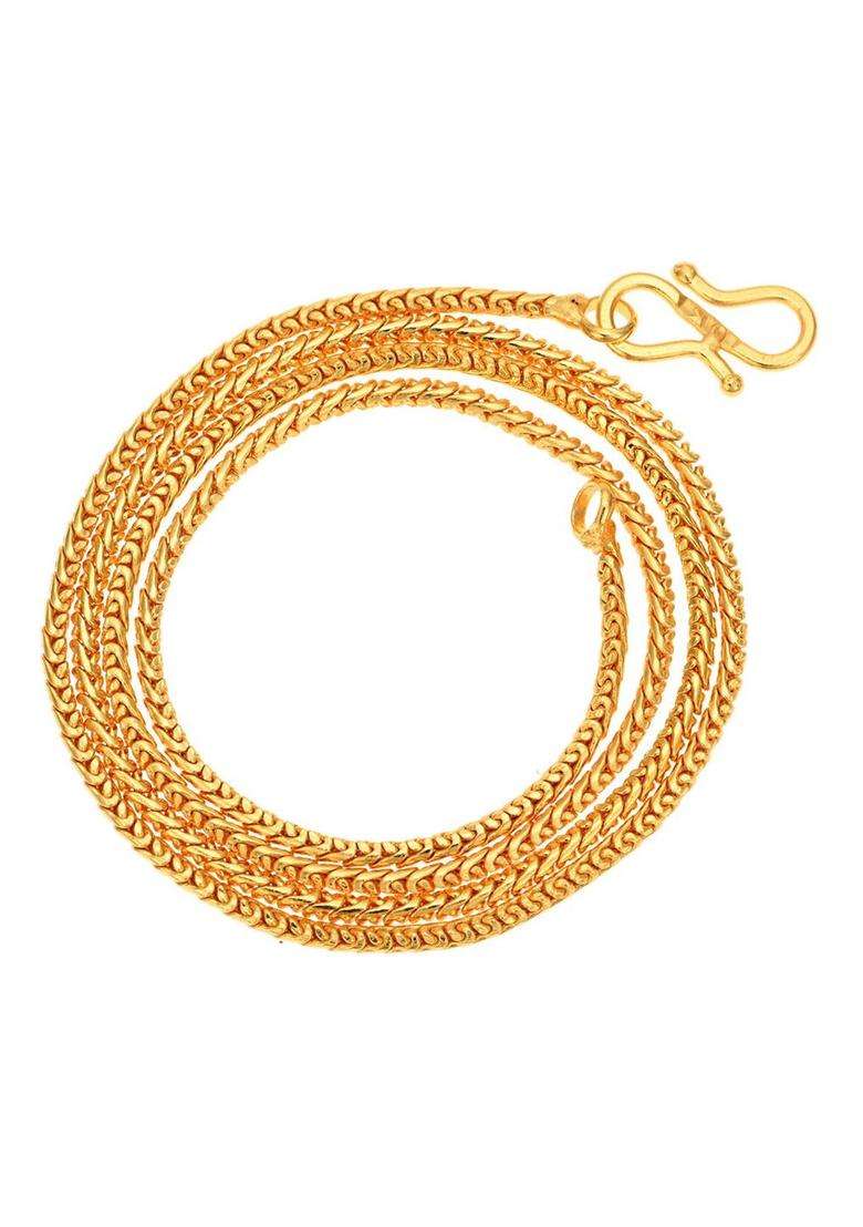 Silver-Plated Beaded Anklets with Gold-Plated Chain for Women | Traditional Temple Jewellery for Wedding & Festive Wear | Gift for Her - Indya