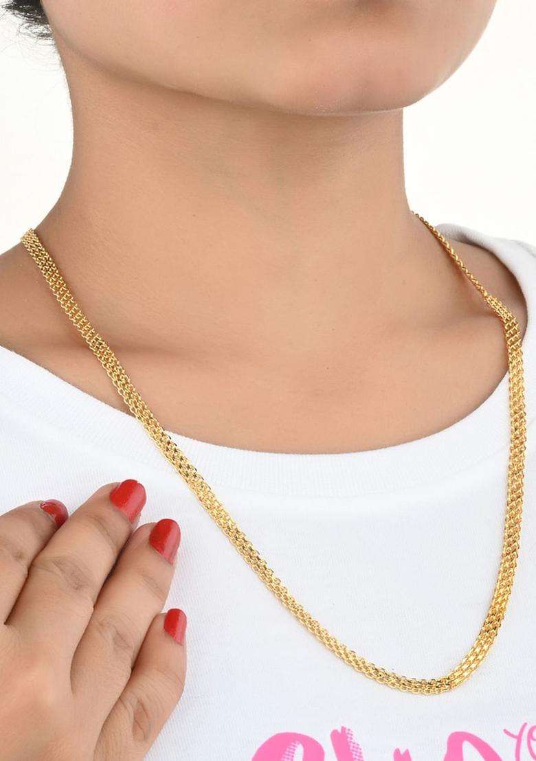 Silver-Plated Anklets with Gold-Plated Chain for Women | Traditional Temple Jewellery for Wedding & Festive Wear | Gift for Her - Indya