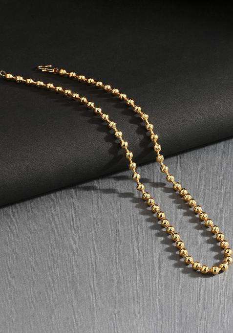 Silver-Plated Beaded Anklets with Gold-Plated Chain for Women | Traditional Temple Jewellery for Wedding & Festive Wear | Gift for Her